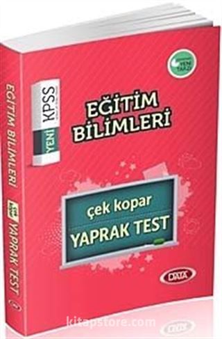 2015 KPSS Eğitim Bilimleri Yaprak Test