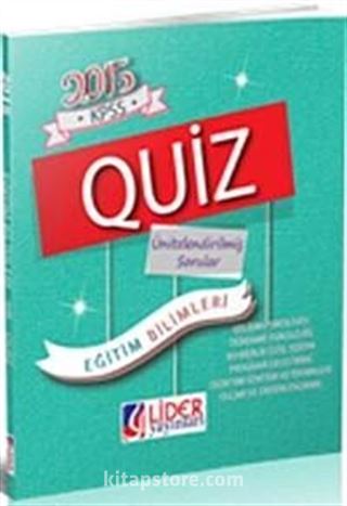 2015 KPSS Eğitim Bilimleri Quiz (EB-212-QİZ)