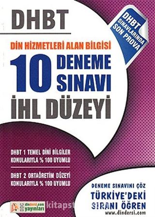 DHBT 10 Deneme Sınavı İmamhatip Lisesi (Ortaöğretim) Düzeyi