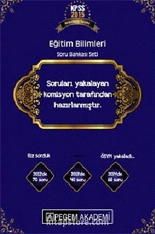 2015 KPSS Eğitim Bilimleri Modüler Soru Bankası Seti