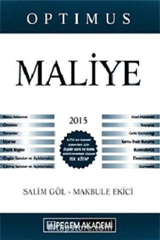 2015 KPSS A Maliye Konu Anlatımlı