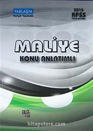 2015 KPSS A Maliye Konu Anlatımlı