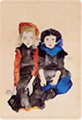 İki Küçük Kız / Egon Schiele Not Defteri