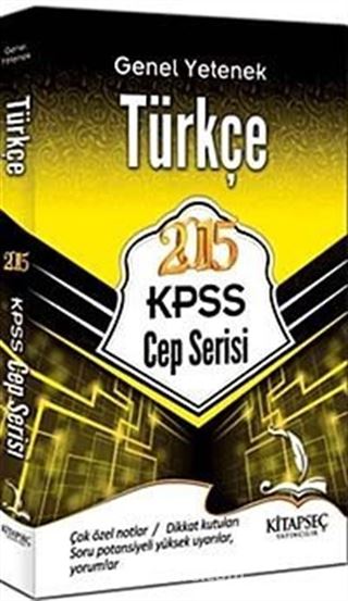 2015 KPSS Cep Serisi Genel Yetenek Türkçe