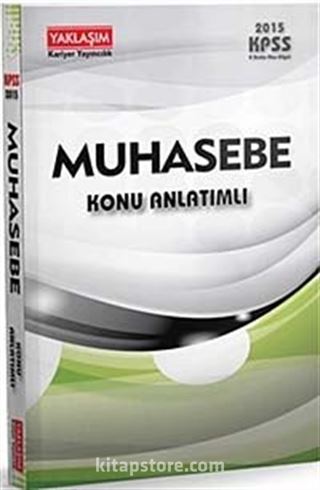 2015 KPSS Muhasebe Konu Anlatımlı