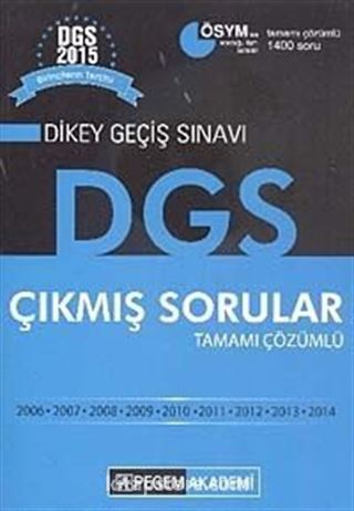 2015 DGS Çıkmış Sorular Tamamı Çözümlü