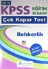 2015 KPSS Eğitim Bilimleri Çek Kopar Test Rehberlik