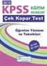 2015 KPSS Eğitim Bilimleri Çek Kopar Test Öğretim Yöntem ve Teknikleri