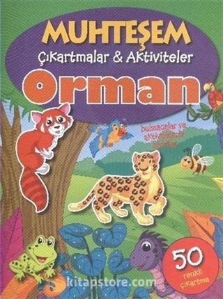 Muhteşem Çıkartmalar Aktiviteler - Orman