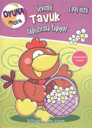 Sevimli Tavuk Yapıştırma Yapıyor