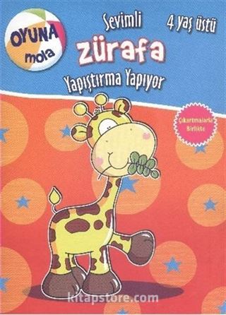 Sevimli Zürafa Yapıştırma Yapıyor