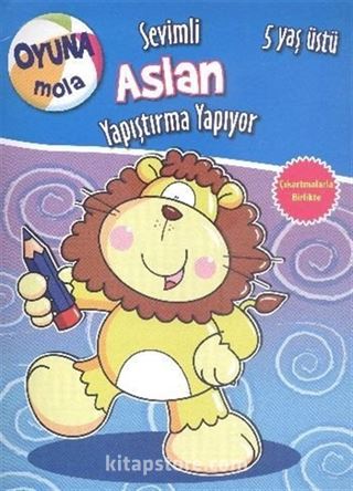 Sevimli Aslan Yapıştırma Yapıyor