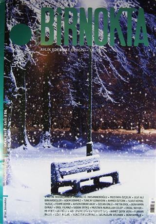 Bir Nokta / Aylık Edebiyat Dergisi / Yıl:14 Ocak Sayı:156