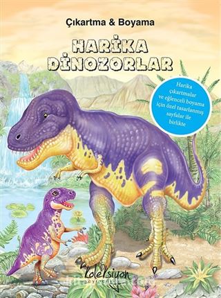 National Geographic Kids -Harika Dinozorlar (Çıkartma-Boyama)