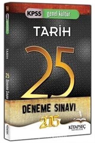 2015 Genel Kültür Tarih 25 Deneme Sınavı