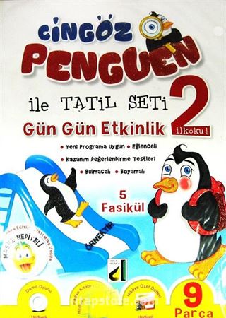 İlkokul 2 Cingöz Penguen ile Tatil Seti