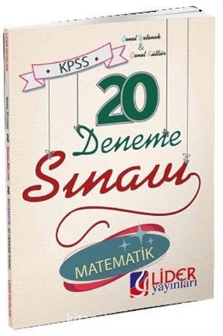 2015 KPSS Matematik 20 Deneme Sınavı (MAT-314-DNM)