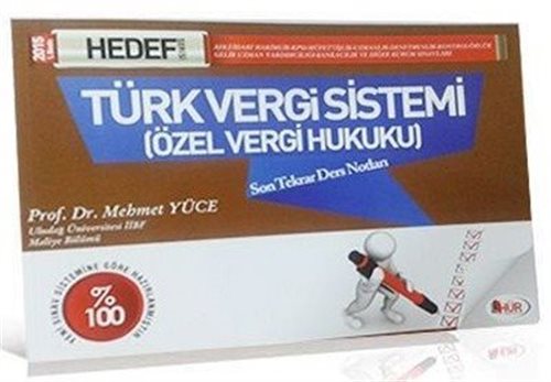 2015 KPSS A Türk Vergi Sistemi Özel Vergi Hukuku Son Tekrar Ders Notları
