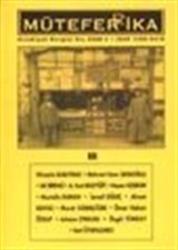 Mütefferrika / Kitabiyat Dergisi Kış 2000-2