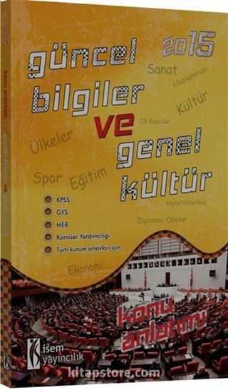 2015 Güncel Bilgiler ve Genel Kültür Konu Anlatımı
