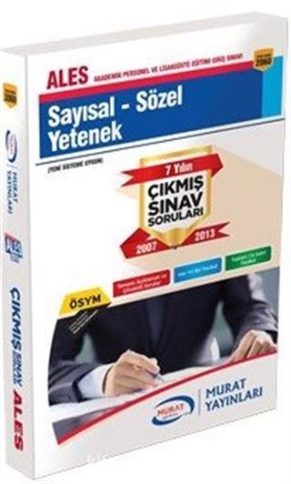 ALES Sayısal-Sözel Yetenek 7 Yılın Çıkmış sınav Soruları (2007-2016)(Kod:2060)