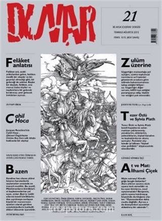 Duvar İki Aylık Edebiyat Dergisi Sayı:21 Temmuz-Ağustos 2015