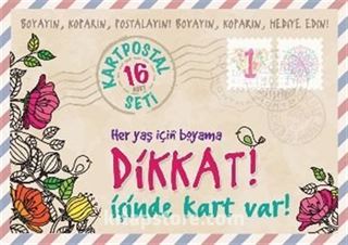 Dikkat! İçinde Kart Var! 1 (Her Yaş İçin Boyama)