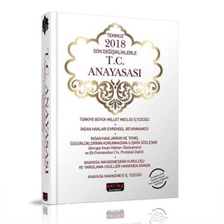 2018 Son Değişikliklerle T.C. Anayasası (Ciltli)