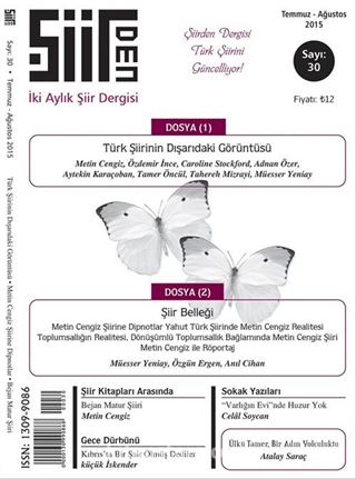 Şiirden İki Aylık Şiir Dergisi Sayı:30 Temmuz-Ağustos 2015