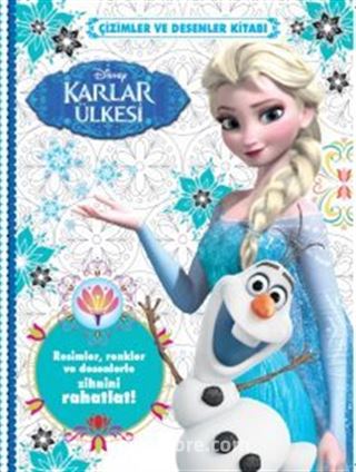 Disney Karlar Ülkesi Çizimler Ve Desenler Kitabı