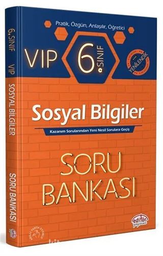 6. Sınıf Vip Sosyal Bilgiler Soru Bankası