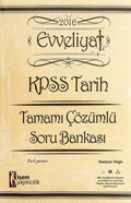 2016 Evveliyat KPSS Tarih Tamamı Çözümlü Soru Bankası