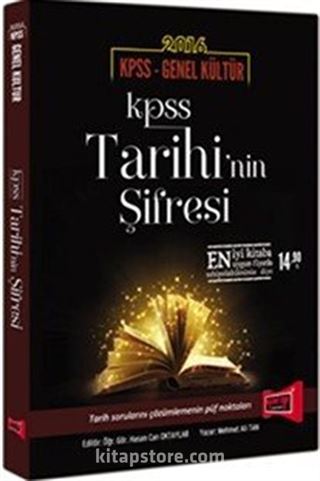 2016 KPSS Genel Kültür KPSS Tarihi'nin Şifresi