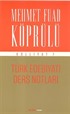 Türk Edebiyatı Ders Notları / Mehmet Fuad Köprülü Külliyat 7