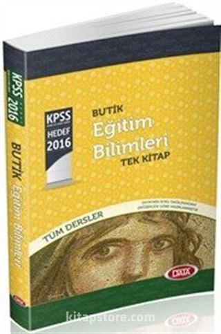 2016 KPSS Butik Eğitim Bilimleri Konu Anlatımlı Tek Kitap