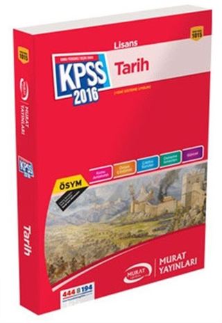 2016 KPSS Lisans Tarih Konu Anlatımlı
