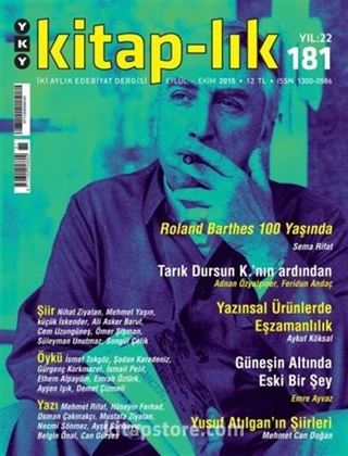 Kitap-lık Sayı:181 Eylül-Ekim 2015