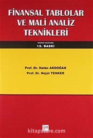 Finansal Tablolar ve Mali Analiz Teknikleri (Ciltsiz)