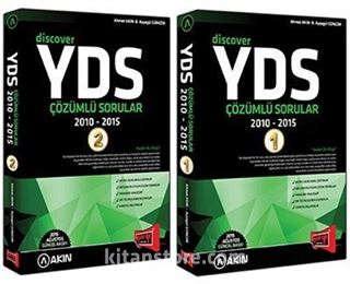 YDS Discover Tamamı Çözümlü Çıkmış Sınav Soru Seti (2 Kitap) (2010-2015)