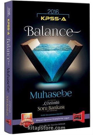 2016 KPSS A Grubu Balance Çözümlü Muhasebe Soru Bankası