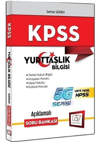 2016 KPSS Temel Yurttaşlık Bilgisi 5G Hızında Soru Bankası
