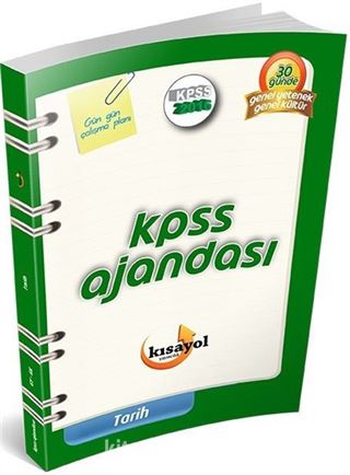 2016 KPSS Tarih Ajandası