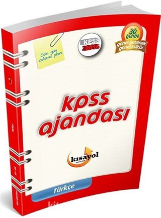 2016 KPSS Türkçe Ajandası