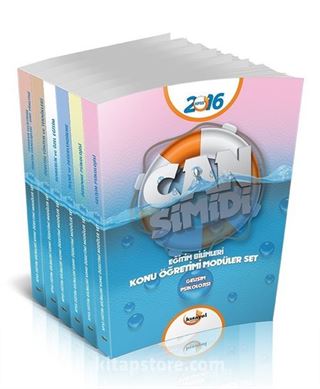 2016 KPSS Can Simidi Eğitim Bilimleri Konu Öğretimi Modüler Set (6 Kitap)