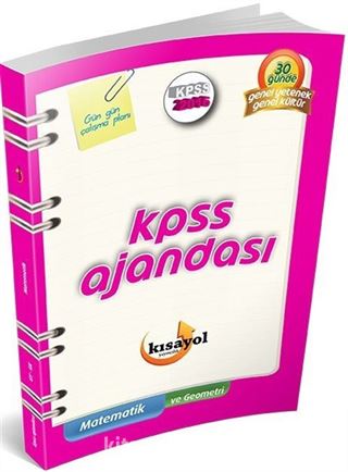 2016 KPSS Matematik ve Geometri Ajandası