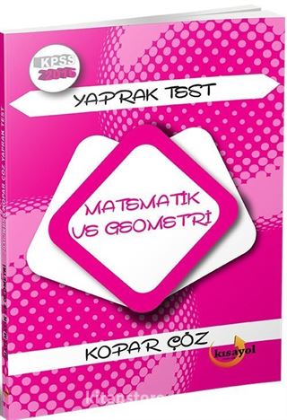 2016 KPSS Kopar Çöz Matematik-Geometri Yaprak Test