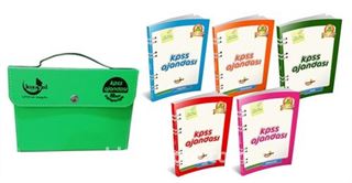 2016 KPSS Ajandası Genel Yetenek Genel Kültür Modüler Set (5 Kitap)