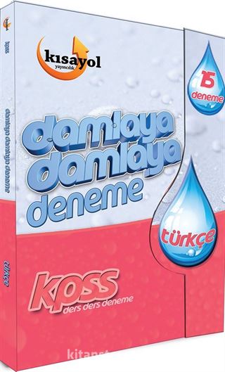 2016 KPSS Türkçe Damlaya Damlaya (15 Deneme)