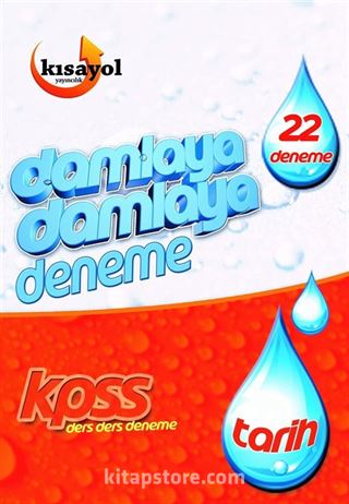 2016 KPSS Tarih Damlaya Damlaya (22 Deneme)