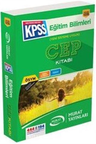 2016 KPSS Eğitim Bilimleri Cep Kitabı (1235)